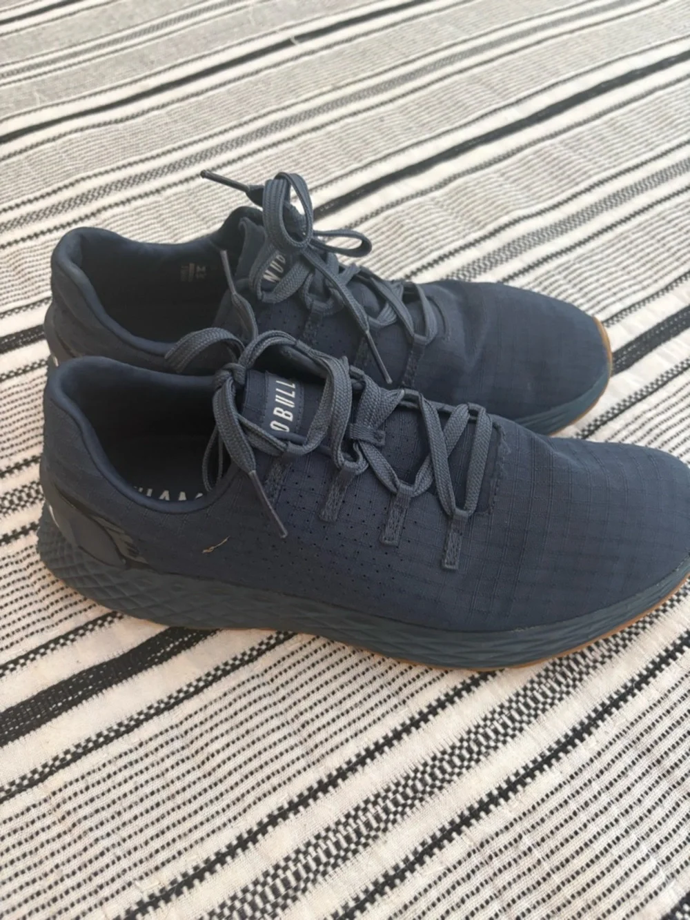 NOBULL Navy Athletic Trainers with Gum Accents - Picture 2 of 5